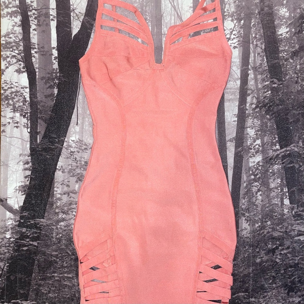 Pink Mid Dress | Size: M | From: WOW cuoture